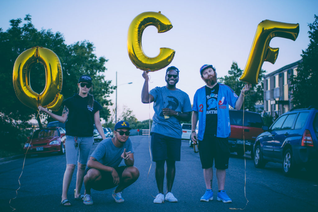 Derek and friends photographed for Queen City Festival in Denver