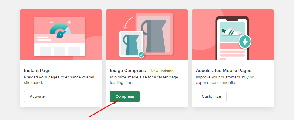 shopify image compressor - SearchPie