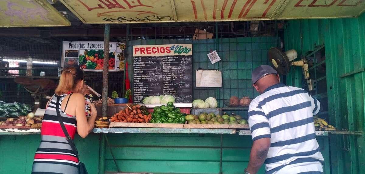 A grocery store in Havana, Cuba.