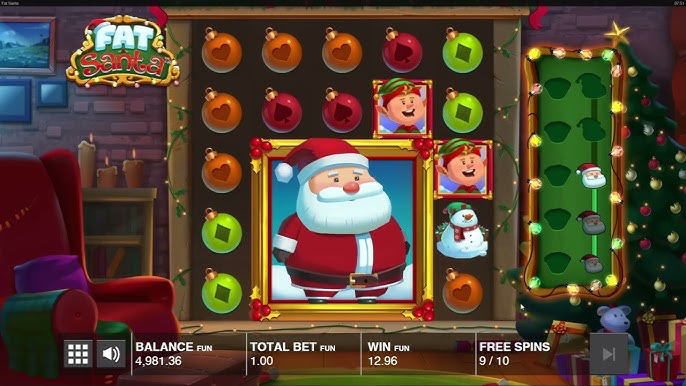 Fat Santa Bonus Buy feature gameplay