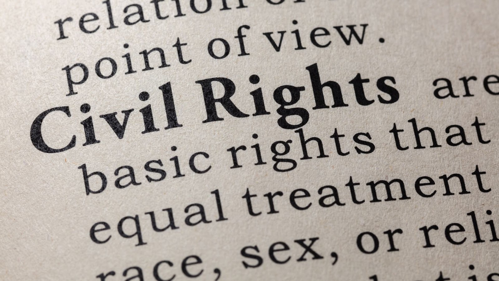 civil rights mentioned in a book page