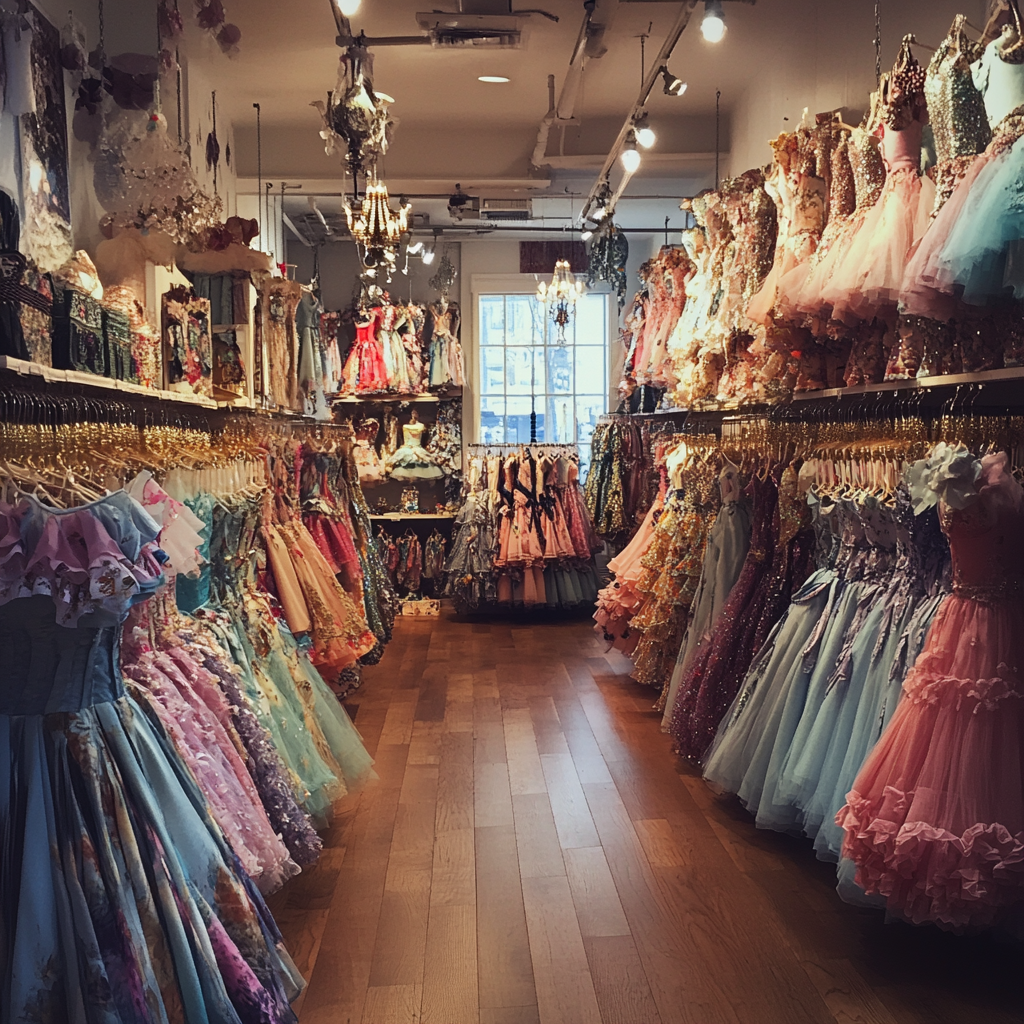 A fancy dress store | Source: Midjourney