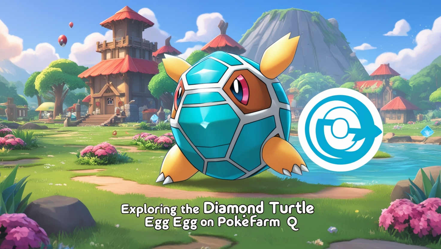 Diamond Turtle Pokemon Egg on Pokefarm Q