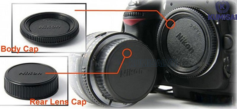 Nhớ đóng nắp cho lens và body máy ảnh