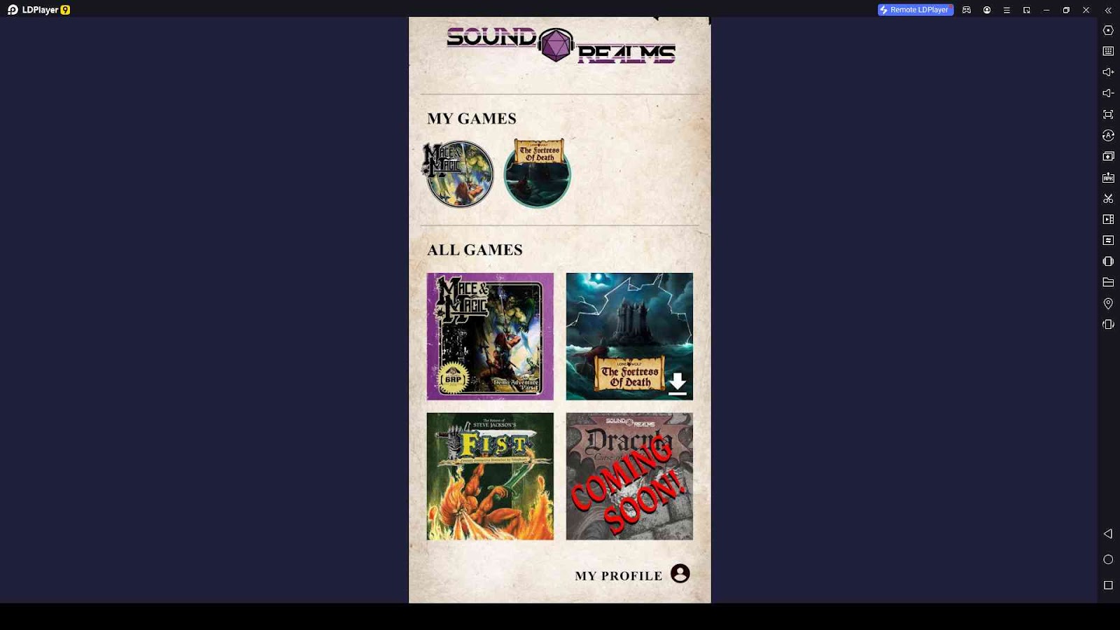 Try Different Adventures in Sound Realms