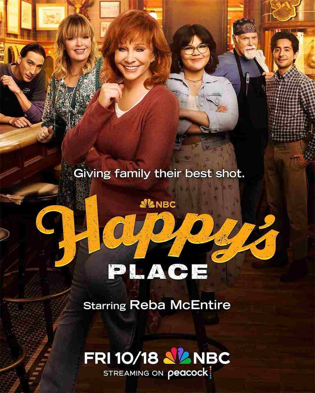 Reba acting in Happys' Place
