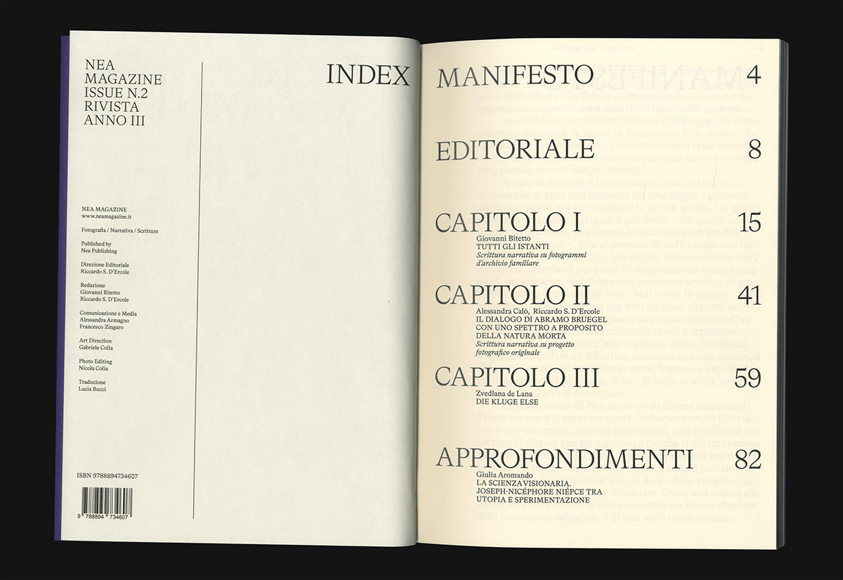 Artifact from the Exploring Editorial Design in Nea Magazine Issue No. 2 article on Abduzeedo