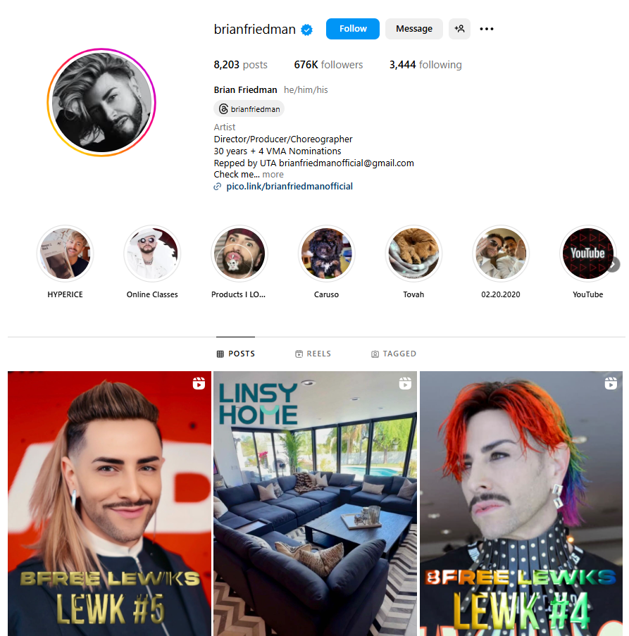 Famous Choreographers