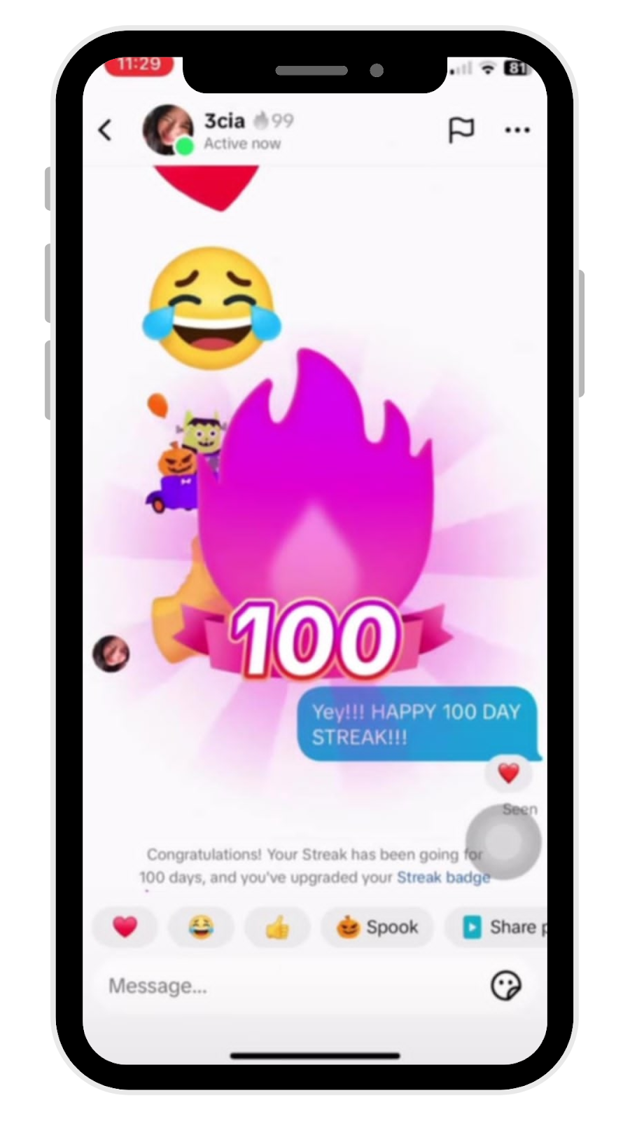 Social media gamification - tiktok streak