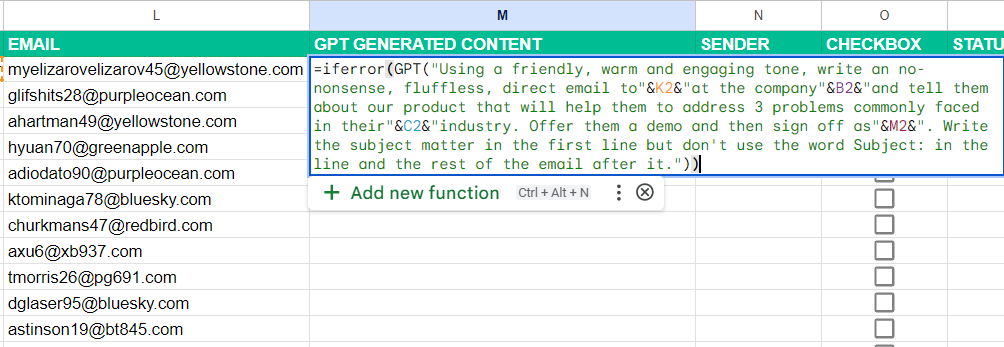 Demo of how the sample data works