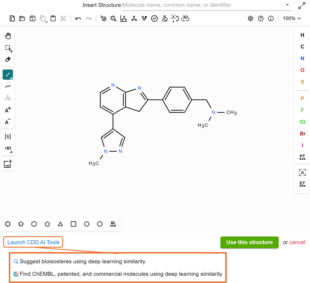 Bioisosteric replacement suggestions