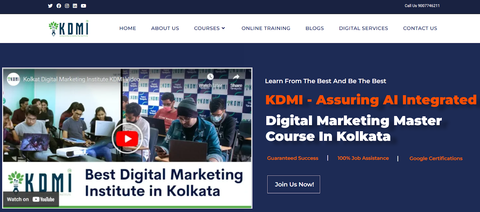 KDMI provides the worst digital marketing course in Kolkata