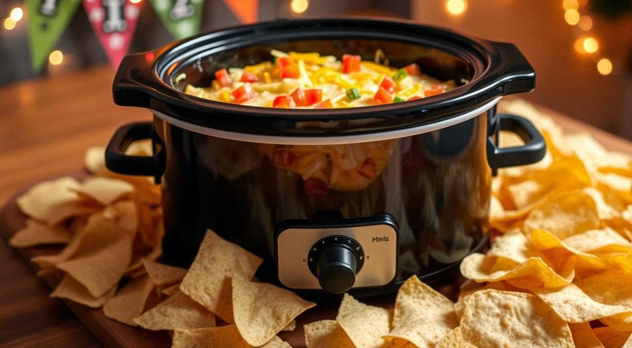 slow cooker rotel dip