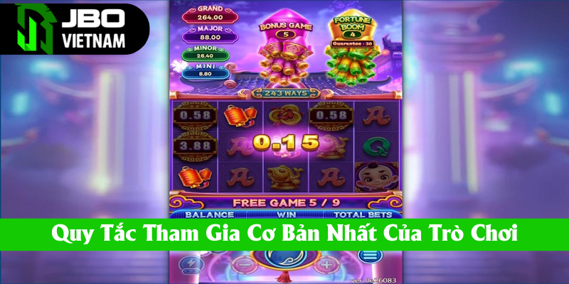 Quy tắc tham gia nổ hũ Fortune Money Boom tại JBO