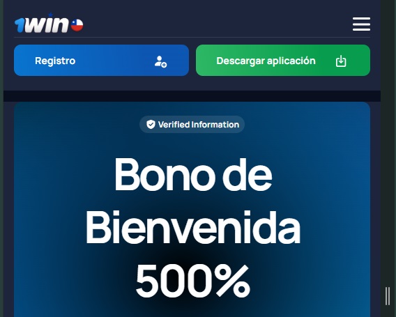 1win bono de bienvenida 500%