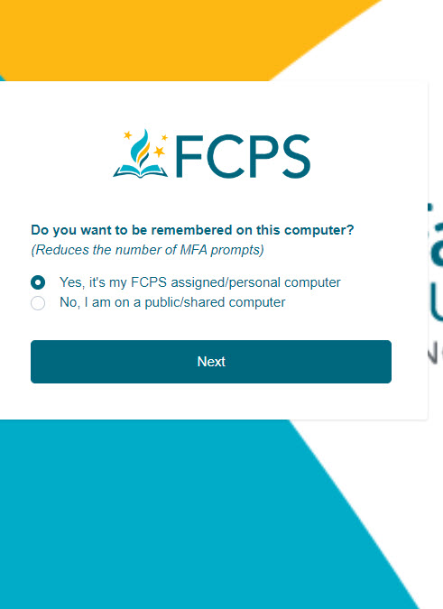 image depicting the reduce the number of MFA prompt screen