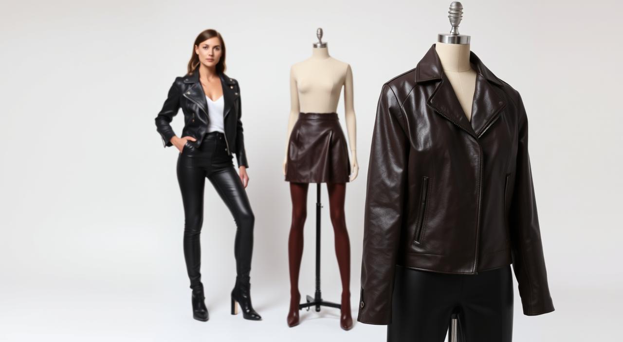 fashionable leather pieces for her