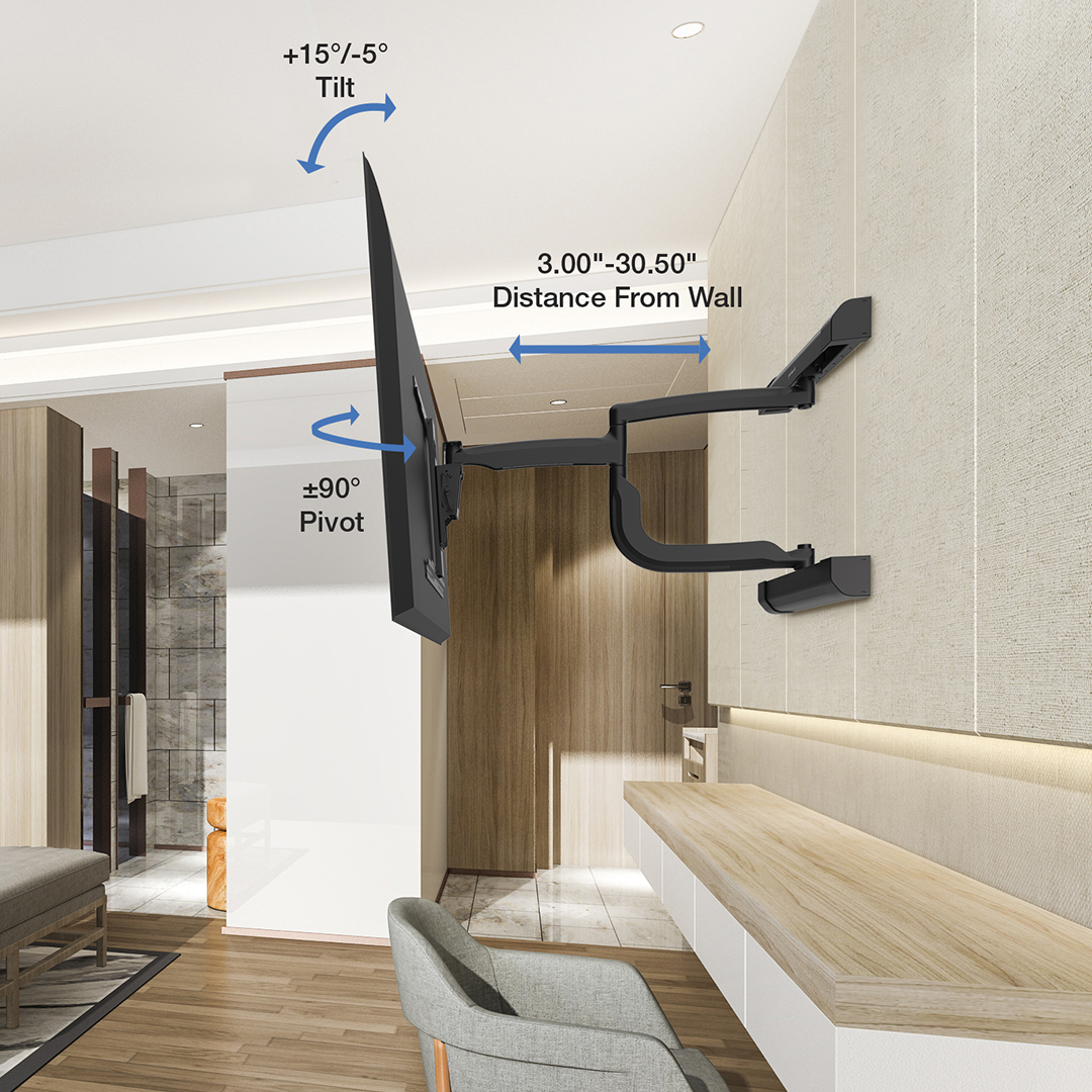 SmartMount Articulating Mounts adjustability features