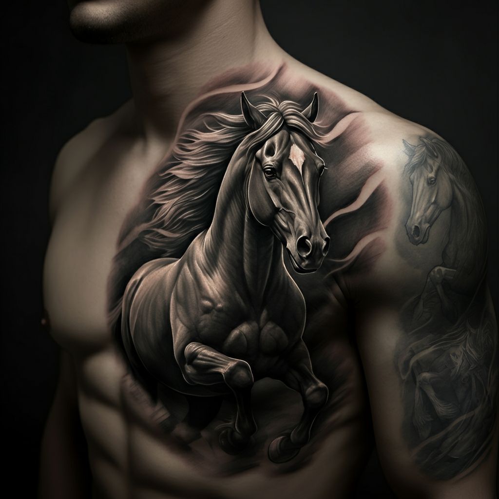 Horse Tattoo for Men