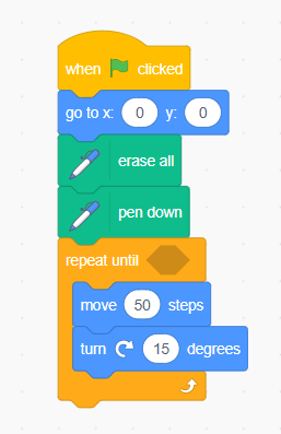 Drawing Pattern Graphics - Children's Scratch Programming