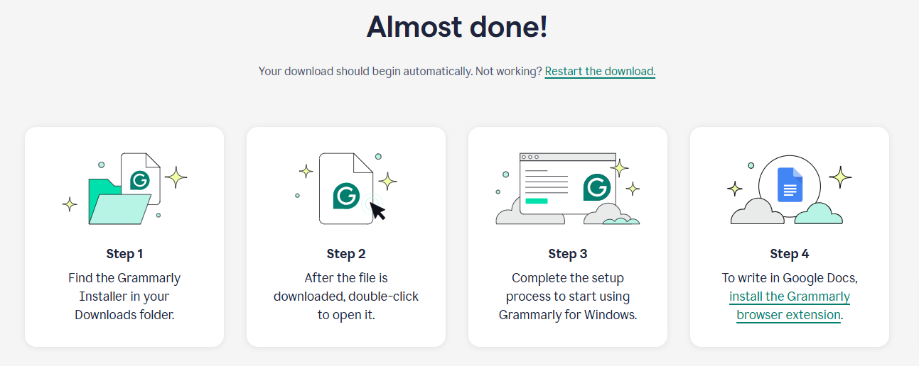Grammarly Installation