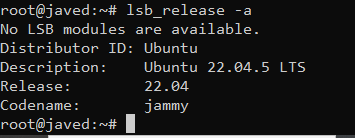 lsb release