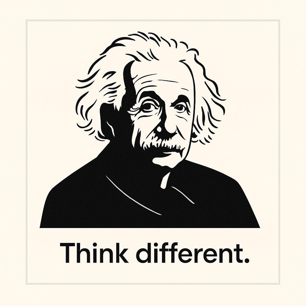 Think different apple ad zulqai