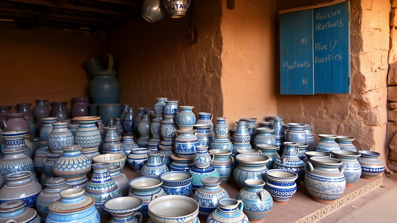 Multani Blue Pottery