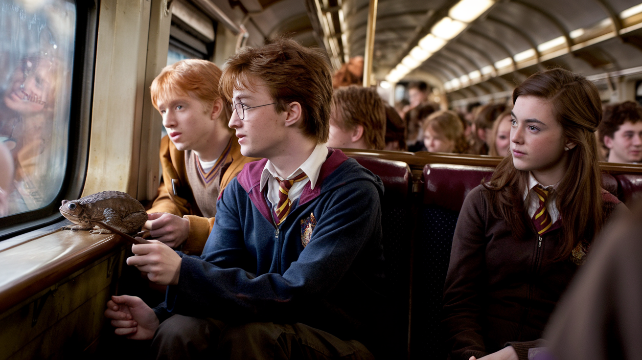 How Did Hermione Recognize Harry on the Train