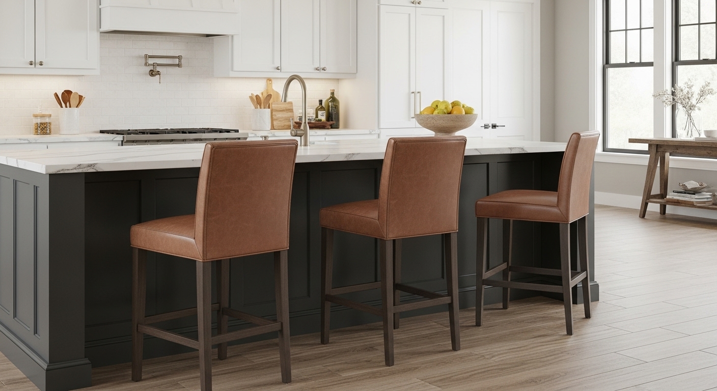 Leather Bar Stools