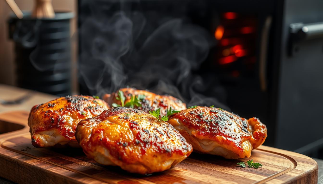 Crispy Smoked Chicken Thigh Techniques