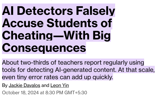 The Reality of AI Detection Tools - Accuracy Isn’t Absolute