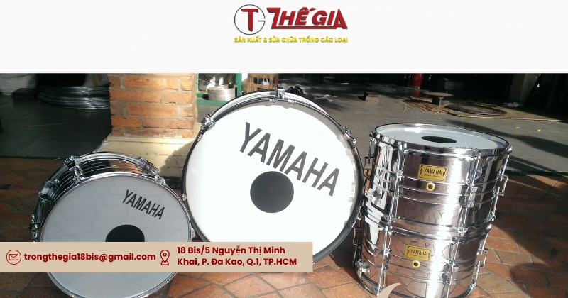 Trống đội inox Yamaha