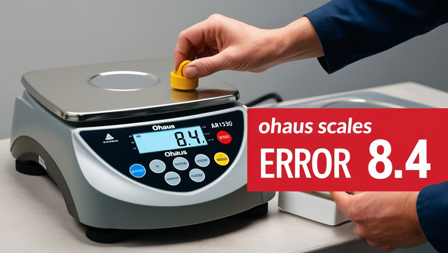  How to Fix Ohaus Scales Error 8.4 AR1530