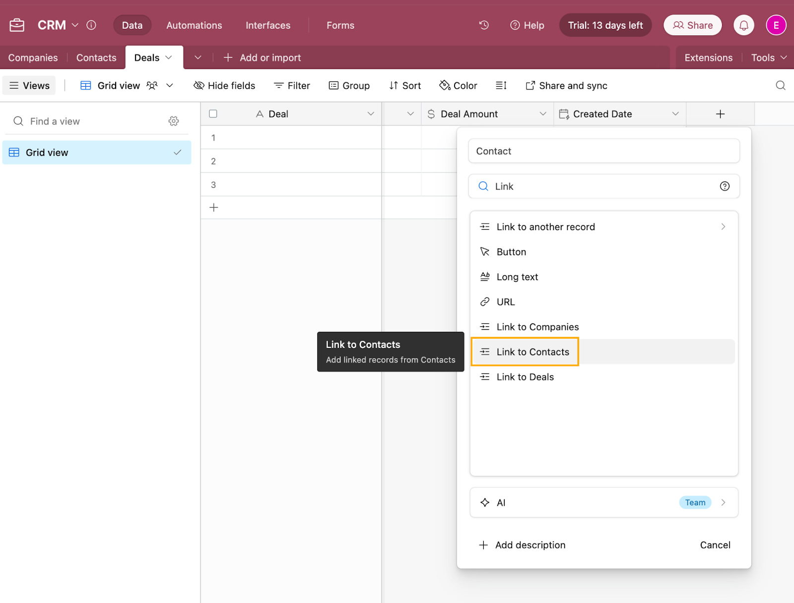 Airtable Basics: Build a simple CRM to store client data