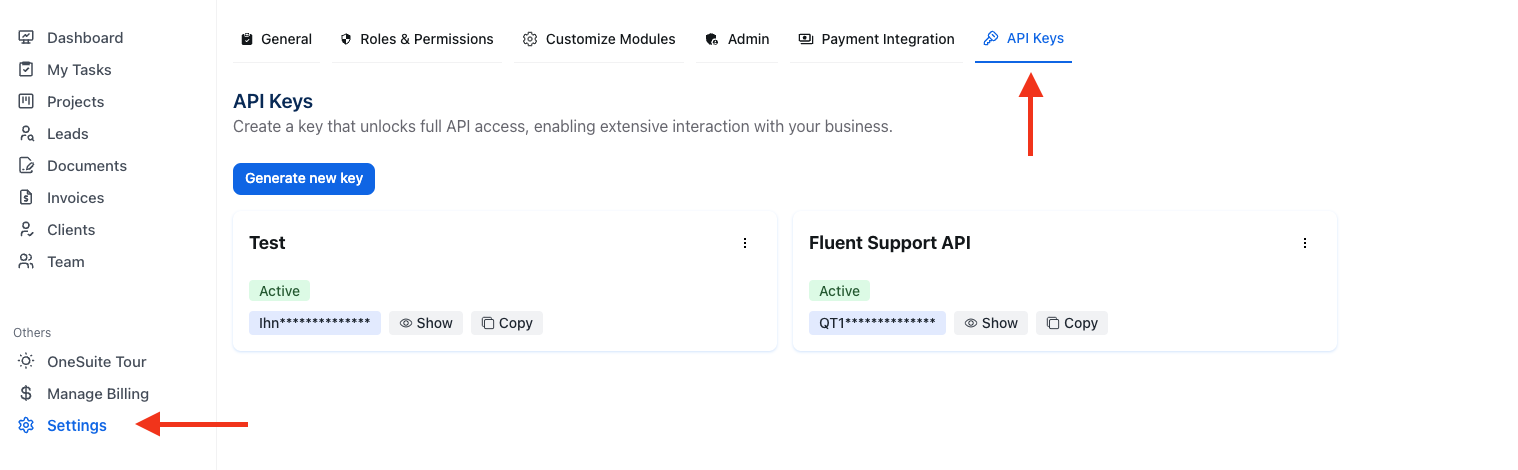 OneSuite release note: REST API