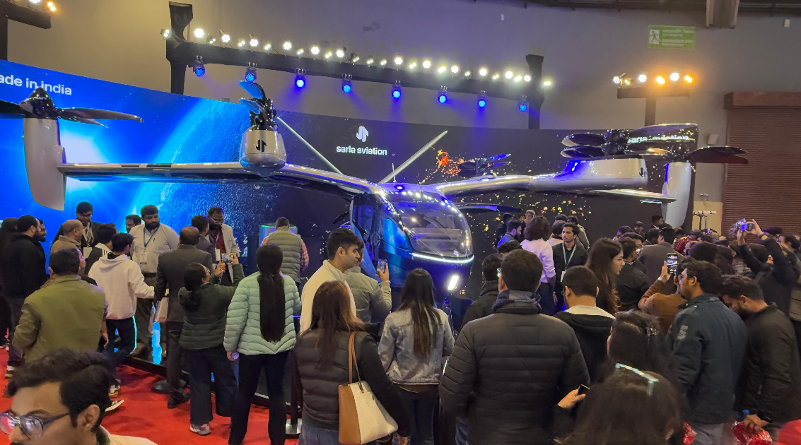 Drone at Auto Expo