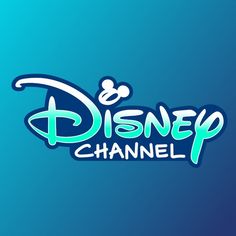 This contain  the logo for disney channel is shown in blue and green colors on a blue background