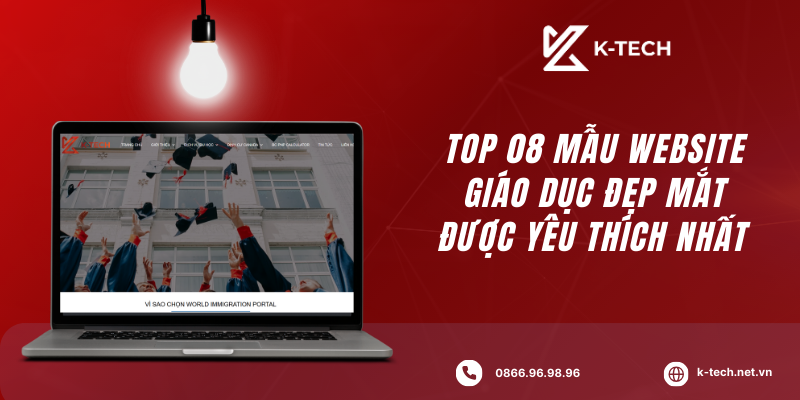 Top 08 Mẫu Website Giáo Dục Đẹp Mắt Được Yêu Thích Nhất