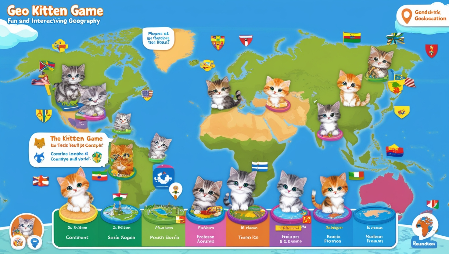 Geo Kitten Game