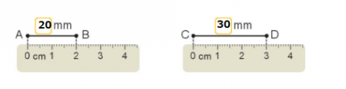 BÀI 30. MI-LI-MÉTHoạt độngBài 1: Số?Giải nhanh:Bài 2: Số?a) 1 cm = ? mm               b) 10 mm = ? cm               c) 6 cm = ? mm    1 m = ? mm                     1000 mm = ? m                2 cm = ? mmGiải nhanh:a) 1 cm = 10 mm               b) 10 mm = 1 cm               c) 6 cm = 60 mm    1 m = 1 000 mm                1 000 mm = 1m                  2 cm = 20 mmBài 3: Bạn nào dài hơn?Giải nhanh:Ve sầu dài hơn.Luyện tập 