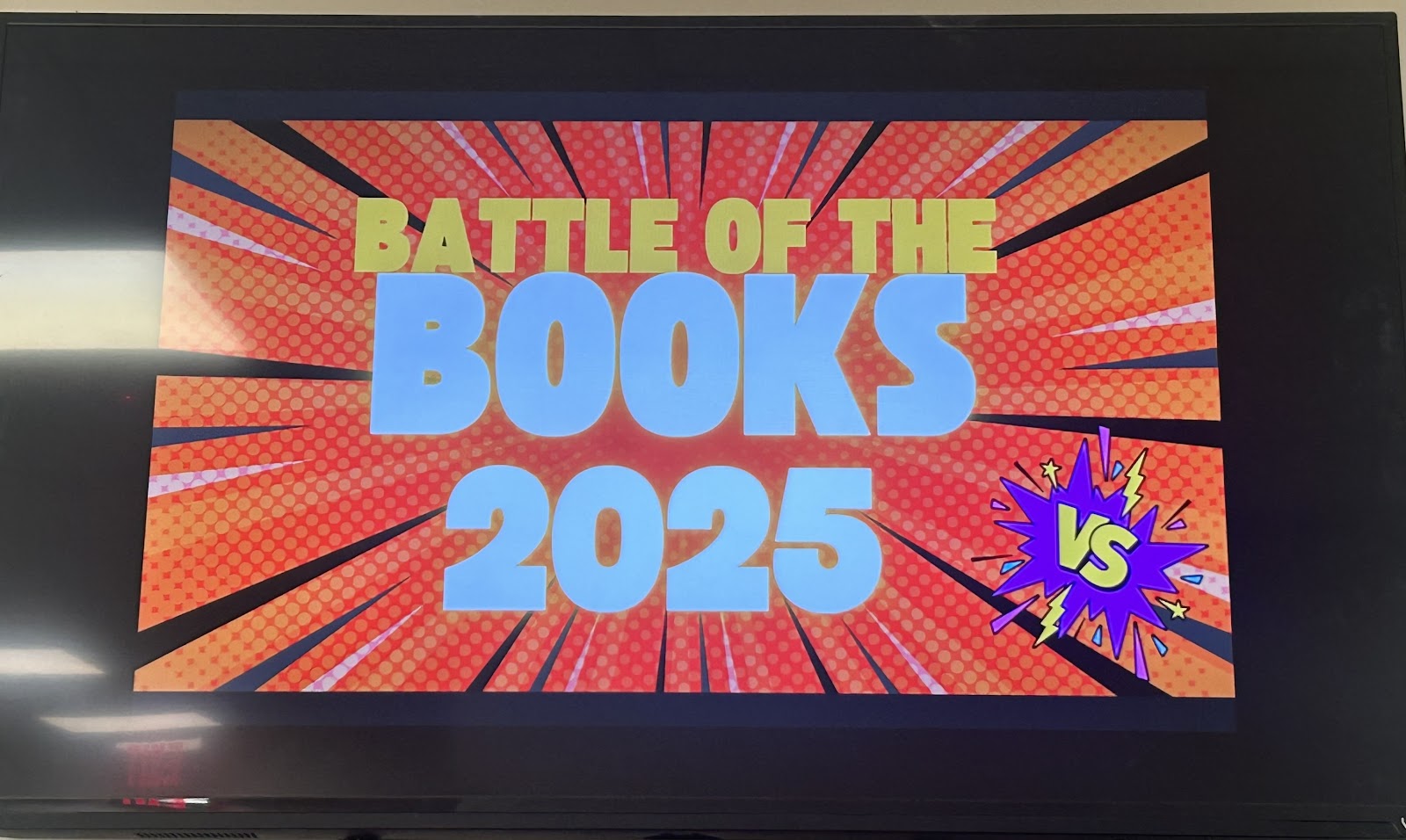 Hart's Battle of the Books sign