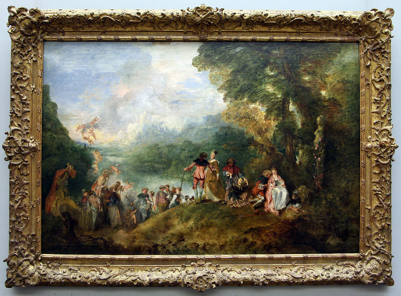 The Embarkation for Cythera (1717) by Antoine Watteau
