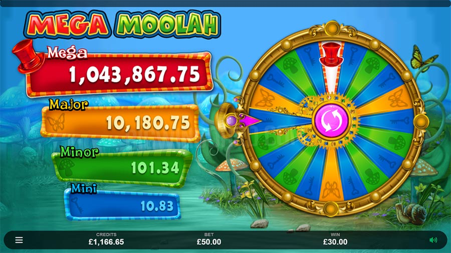 Mega Moolah progressive jackpot game play