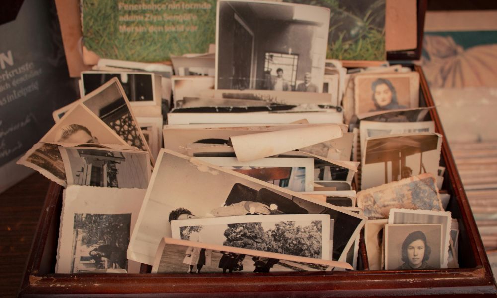 old damaged photos