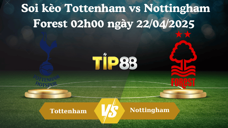 Soi kèo Tottenham vs Nottingham Forest 02h00 ngày 22/04/2025