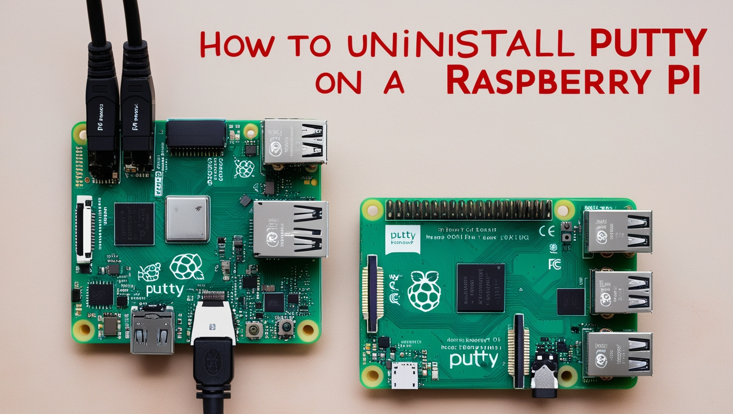 How Do I Uninstall PuTTY on a Raspberry Pi