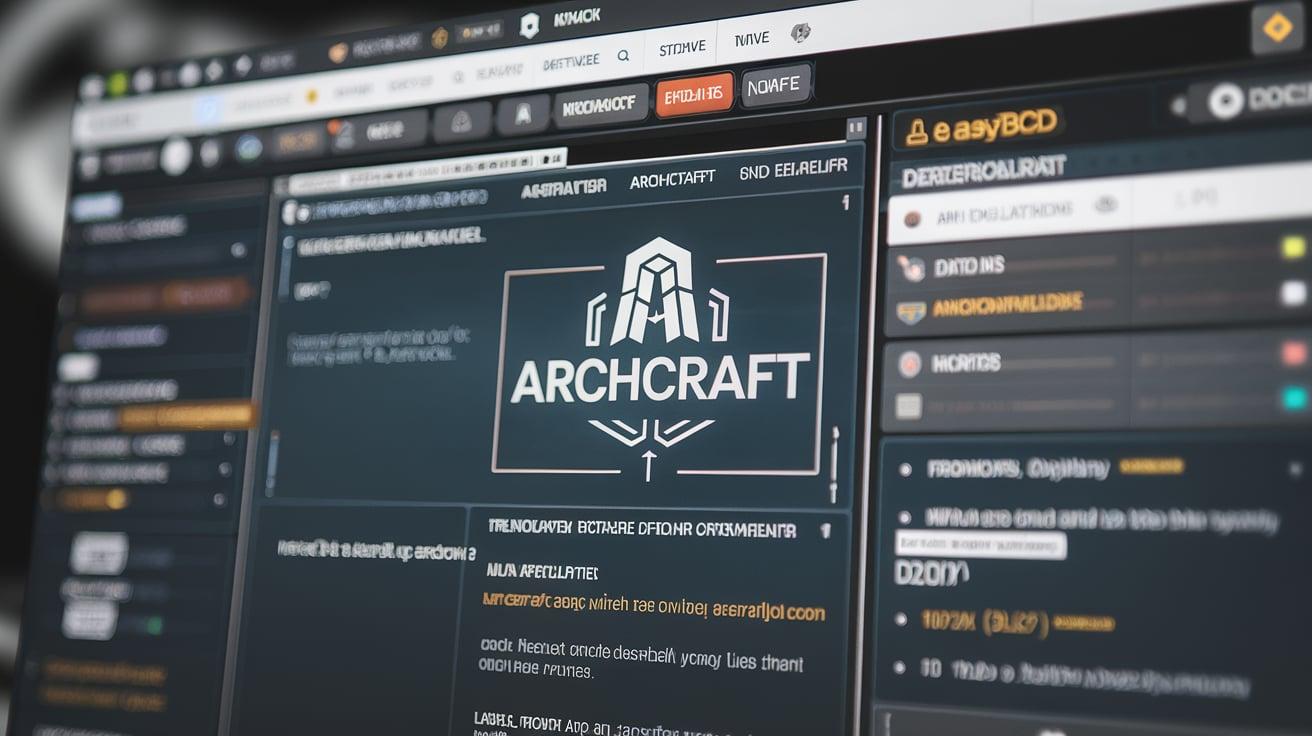 ﻿How to Set Up Archcraft with EasyBCD