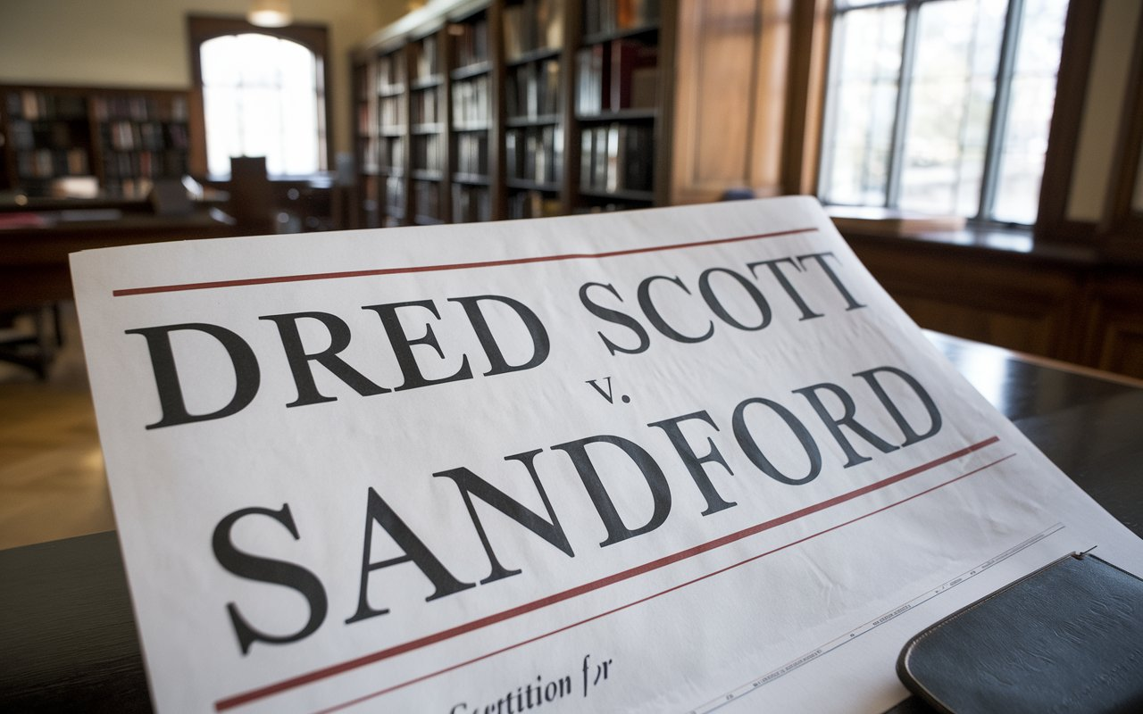 Dred Scott V Sandford Petition For Certiorari Quizlet