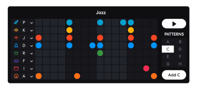 jazz drum pattern
